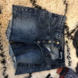 High wasted jeans stretchy